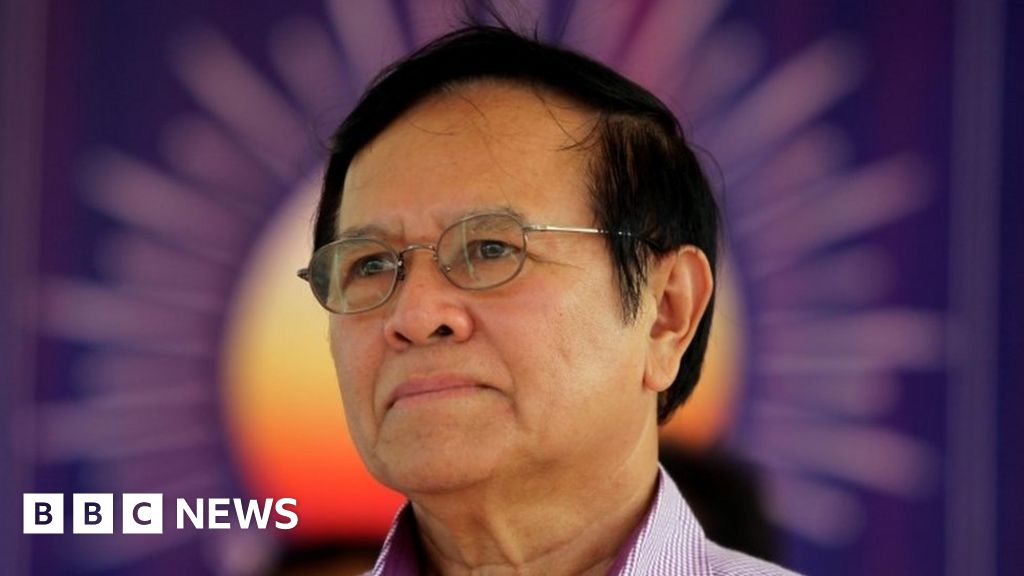 BBCWorld's tweet card. Kem Sokha, who is still banned from politics, had been locked up in jail or house arrest since 2017.