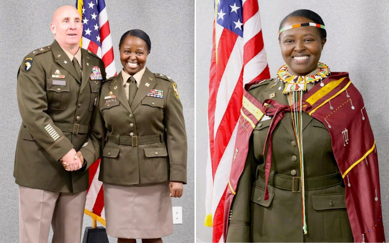 StandardKenya's tweet card. Kenyan-born US Army officer Silvia Jemutai has been promoted to lieutenant colonel, a senior field-grade rank that places her in command and high-level leadership roles.