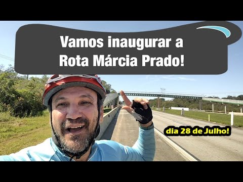 Tiodopate's tweet card. Vamos inaugurar a Rota Márcia Prado! Dia 28 de julho de 2024!