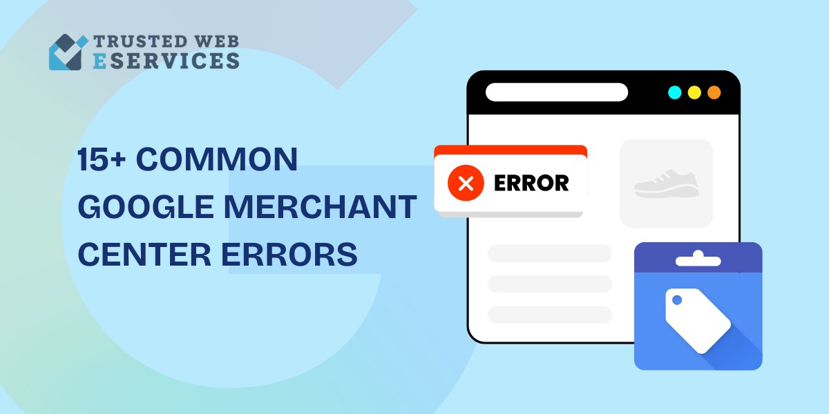 TWeServices's tweet card. Complete guide to 15+ Google Merchant Center errors & issues. Fix account suspension, product disapprovals, feed errors & policy violations.