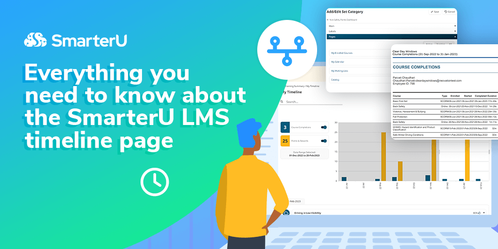 SmarterU's tweet card. Learners should be able to access their training quickly, but it's equally important to provide them with a way to look back on their training history. With the SmarterU LMS Timeline page, they can...