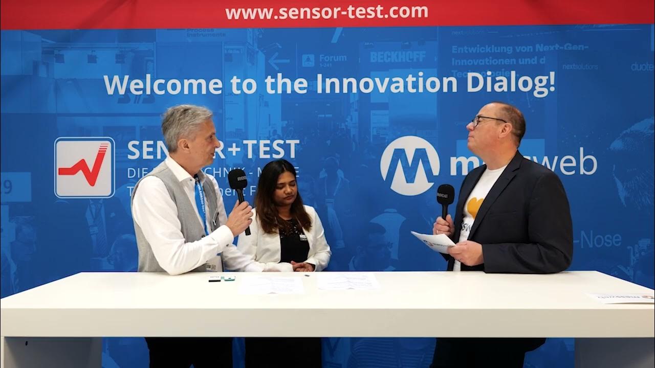 sensorplustest's tweet card. SENSOR+TEST 2025: World's first oxygen sensor module with MECS...