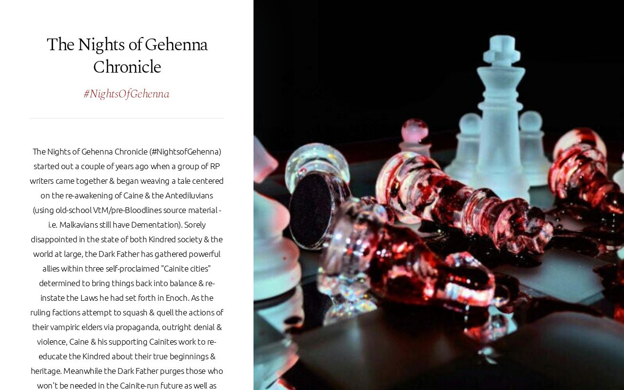 InsaneGourmet's tweet card. An overview of the Nights of Gehenna.