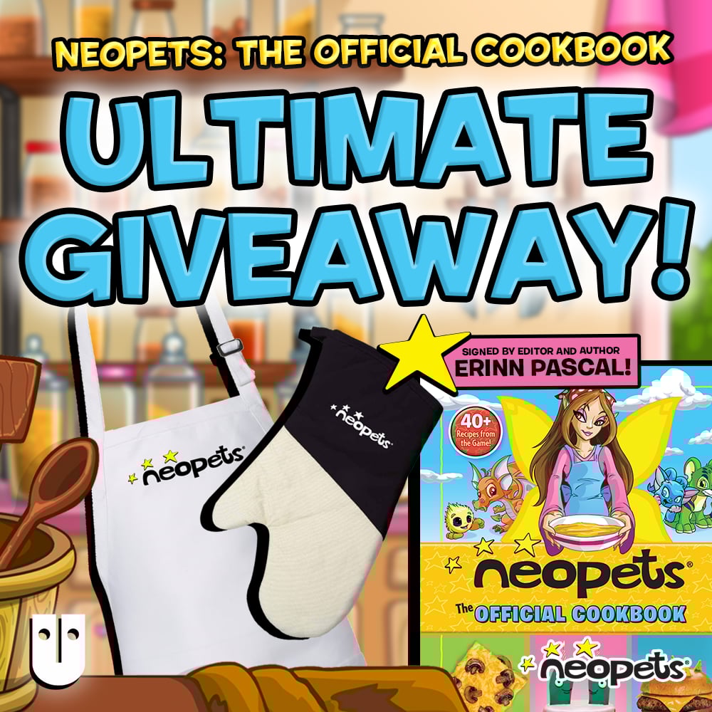 Commanding_B's tweet card. The day we've been waiting for has finally arrived! Neopets: The Official Cookbook is now available wherever books are sold! 🥳📙 ​ To celebrate the release of our new cookbook, Neopets and Andrews...