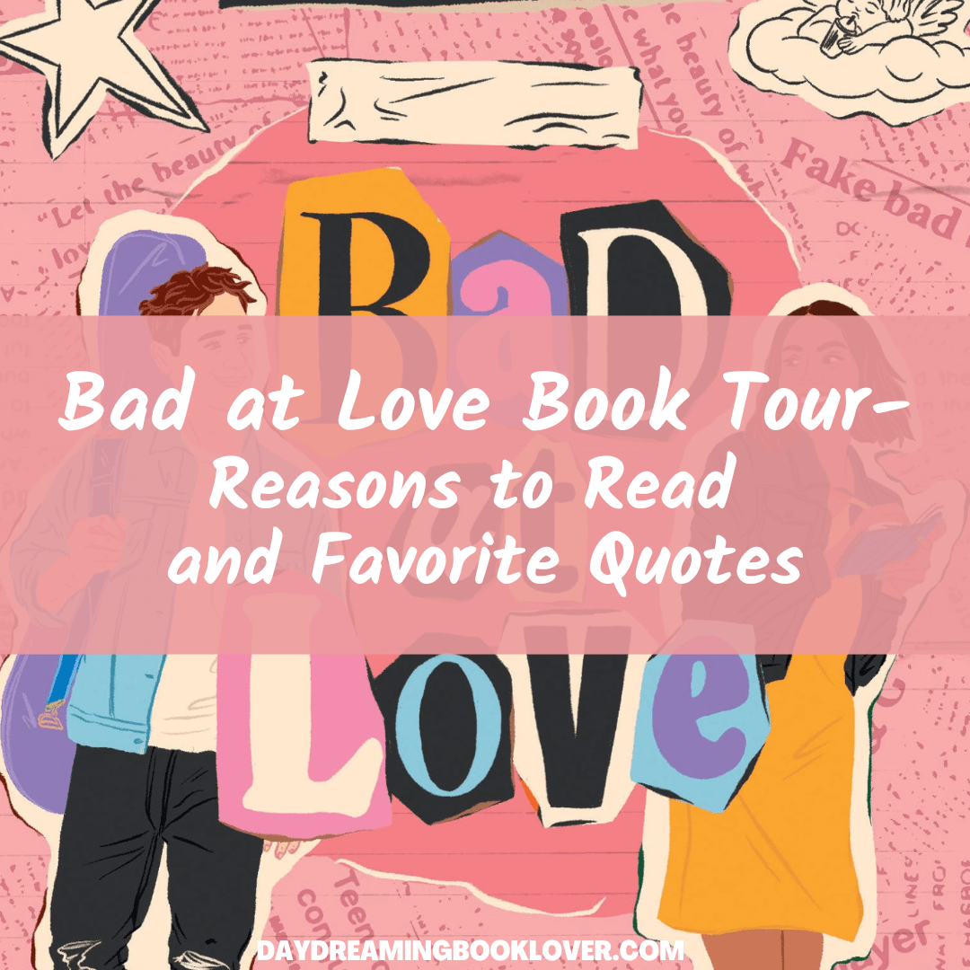 DBLbookblog's tweet card. Today is my stop on the Bad at Love Book tour! If you love romcoms from the late 90s-Early 2000s then I think you would enjoy this book.