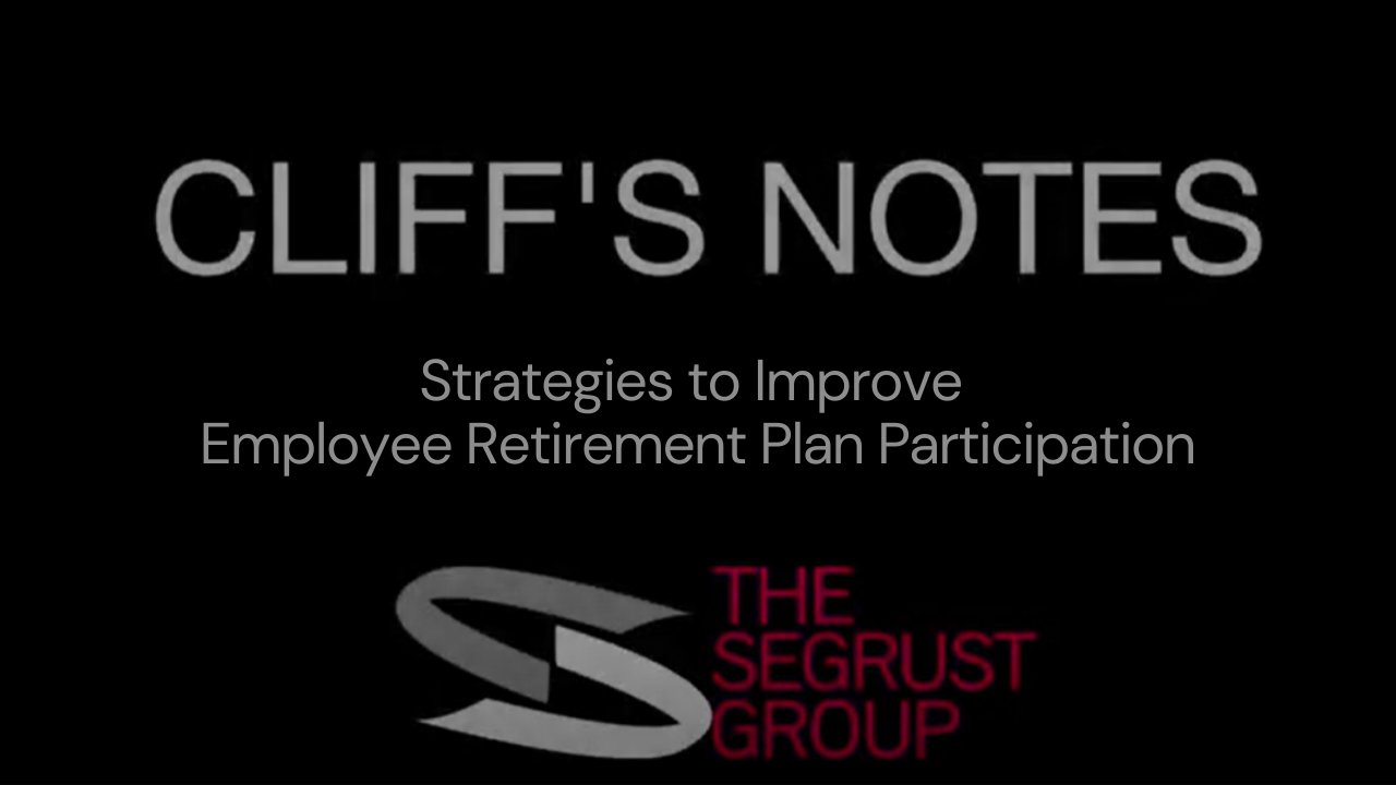 SegrustGroup's tweet card. Here, are five strategies to boost employee retirement plan participation so business owners can maximize their plan benefits.