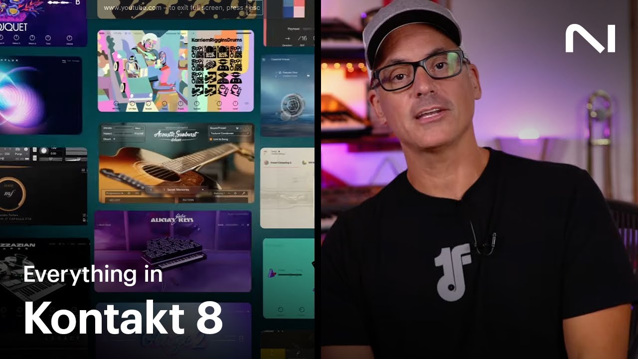 Strick_heldin's tweet card. How to use everything in Kontakt 8 | Native Instruments