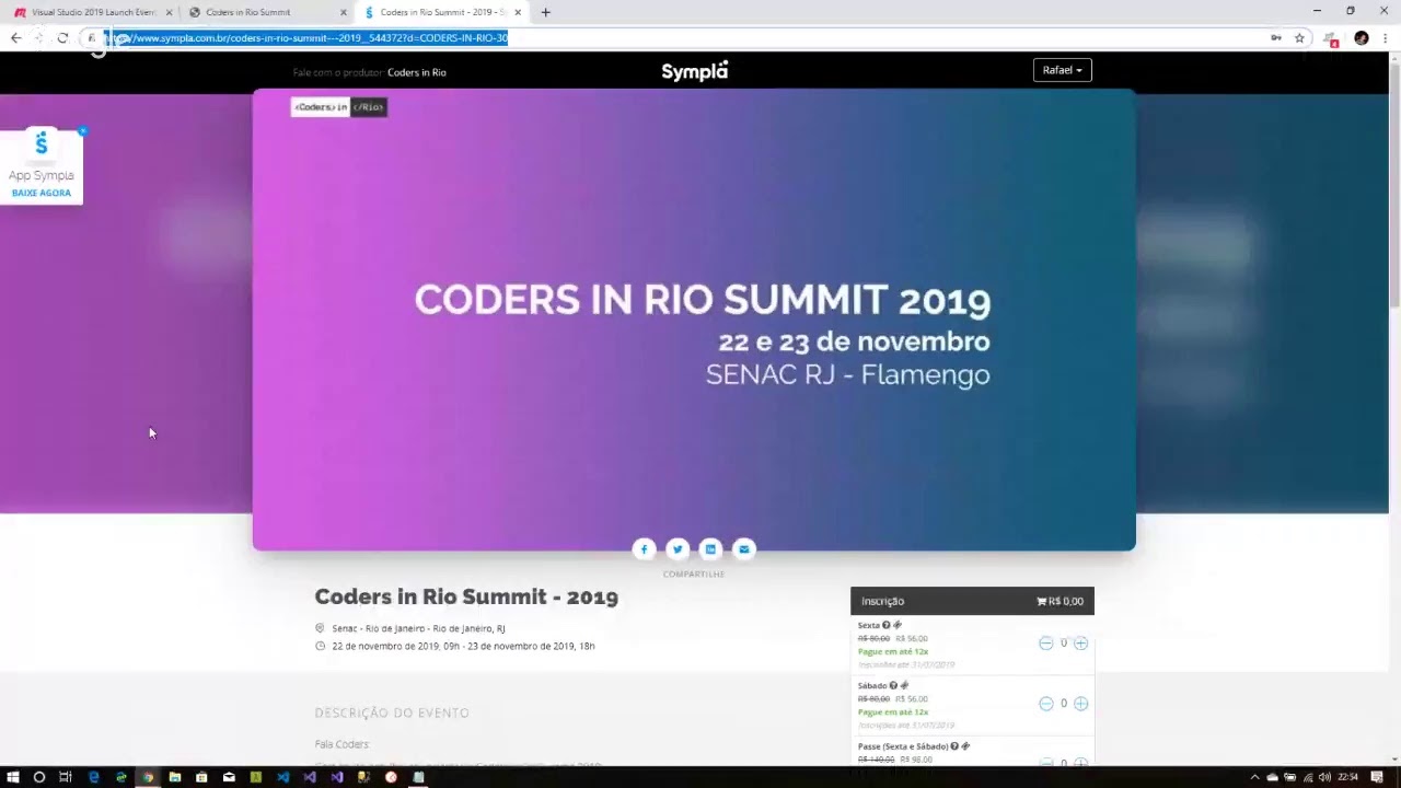 giovannibassi's tweet card. Talk Coders - Git Avançado - Giovanni Bassi