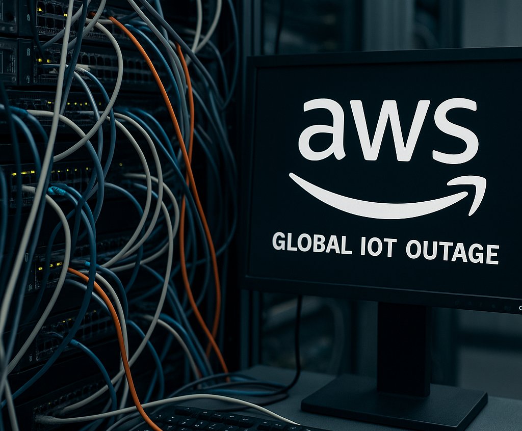 Generacion_IoT's tweet card. La caída global de AWS paraliza servicios IoT y reabre el debate sobre la centralización de Internet