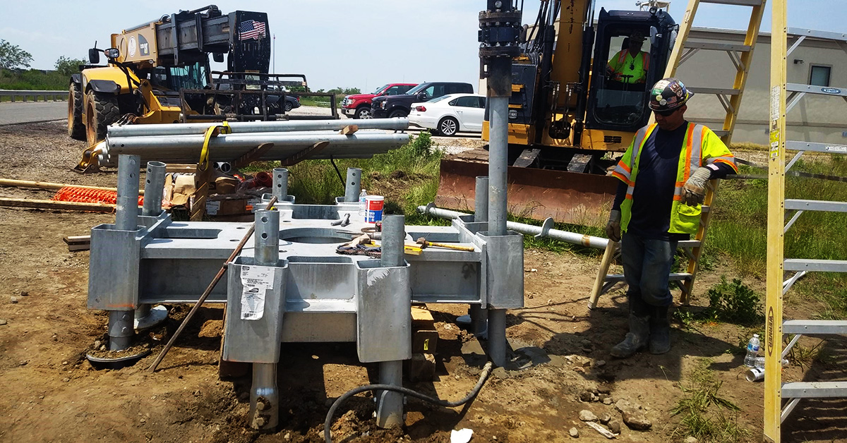 ChanceSolutions's tweet card. A discussion on how helical piles can be used for lateral load capacity