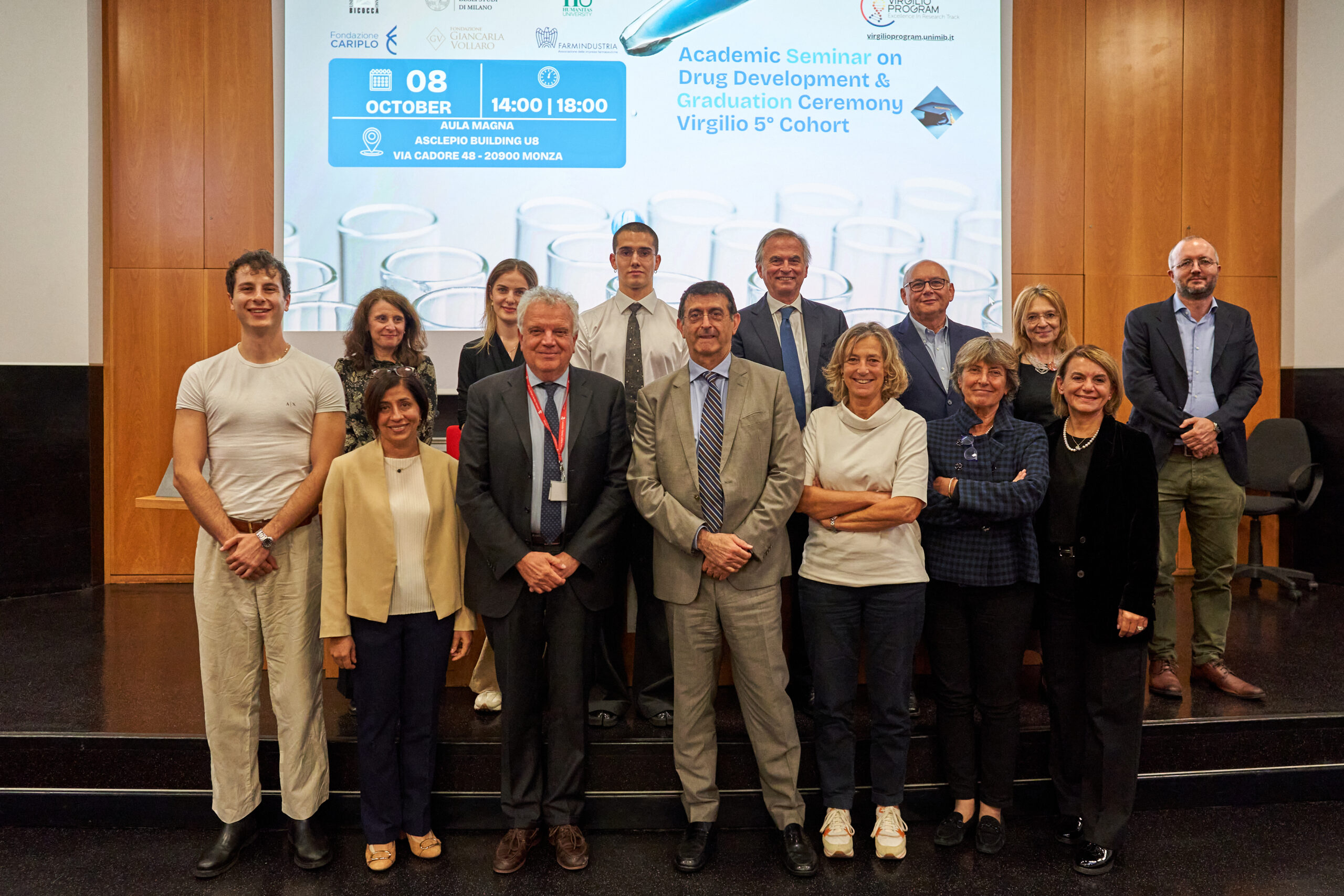 VirgilioProgram's tweet card. The Virgilio Program is pleased to announce the Academic Seminar on Drug Development & the Graduation Ceremony of the 5th Cohort