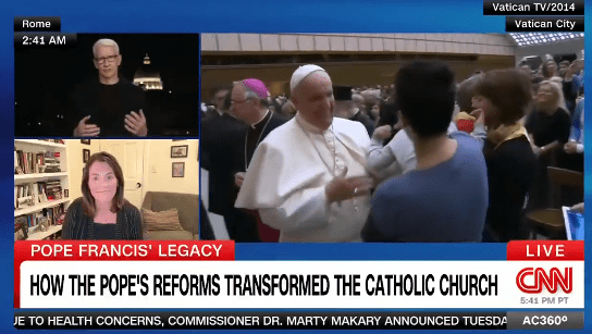 MillennialJourn's tweet card. Kim Daniels, director of the Initiative on Catholic Social Thought and Public Life at Georgetown University: “That humility really was a hallmark of his papacy”: Kim Daniels, director o…