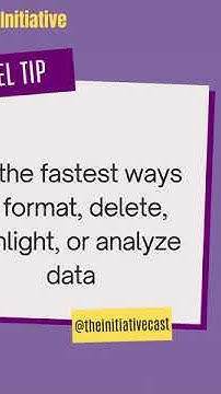 QueensCoding's tweet card. Checkout #todaystip for #excel #exceltips #theinitiativecast