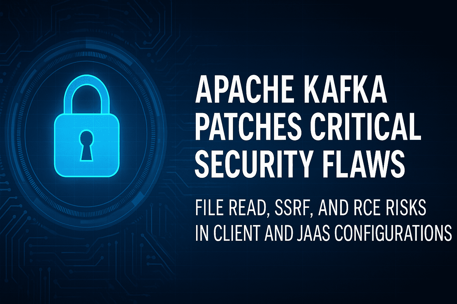 the_yellow_fall's tweet card. Apache Kafka fixes CVEs exposing clients to RCE, SSRF, and file read attacks. Update to secure versions and review JAAS settings immediately.