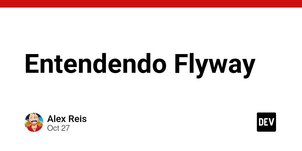 AlekJavilson's tweet card. Nota: Isto não é um artigo, são minhas anotações de estudo sobre o que é o Flyway, que resolvi...
