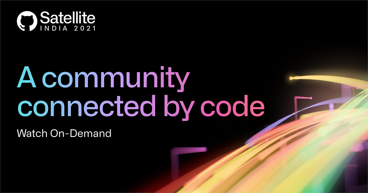 downtowndev's tweet card. Thanks for joining us for two days dedicated to celebrating India’s developer community! Missed the live action? Enjoy everything Satellite India has to offer anytime, anywhere.