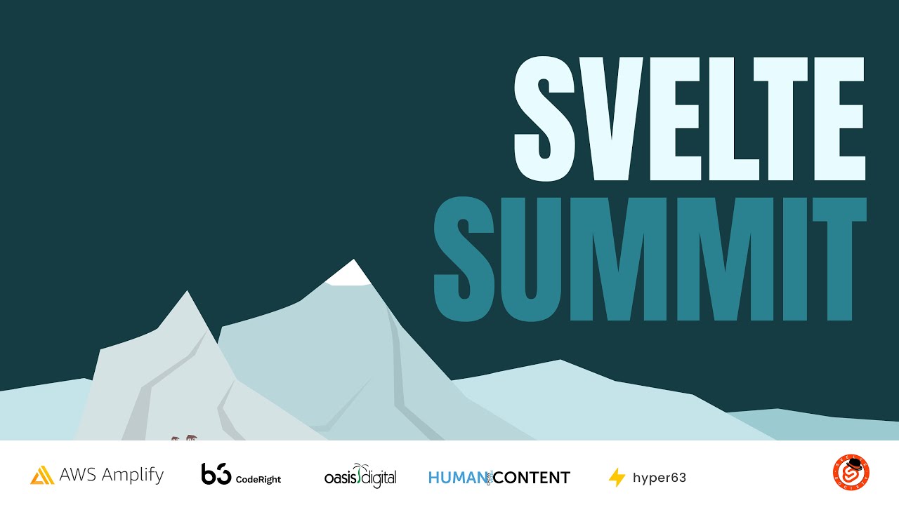 swyx's tweet card. Svelte Summit 2020