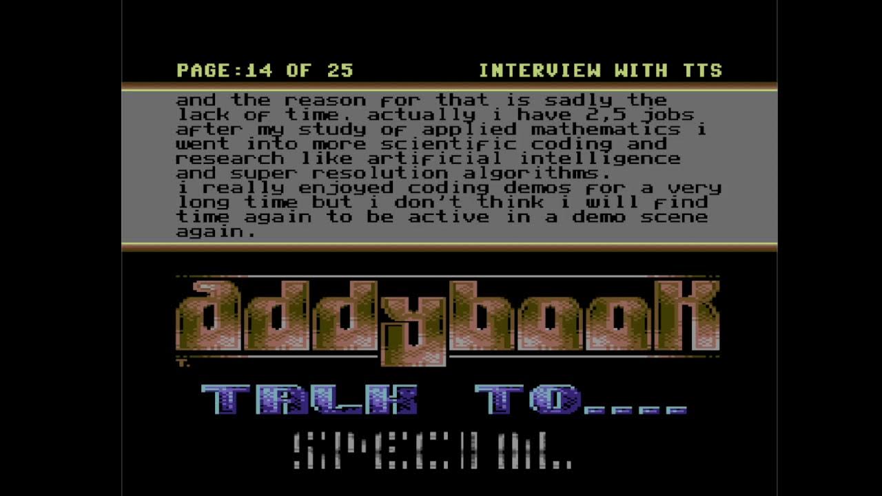 AddyBook64's tweet card. C64 Diskmag: Addybook 30th Anniversary by Machine, Scrapper! 18...