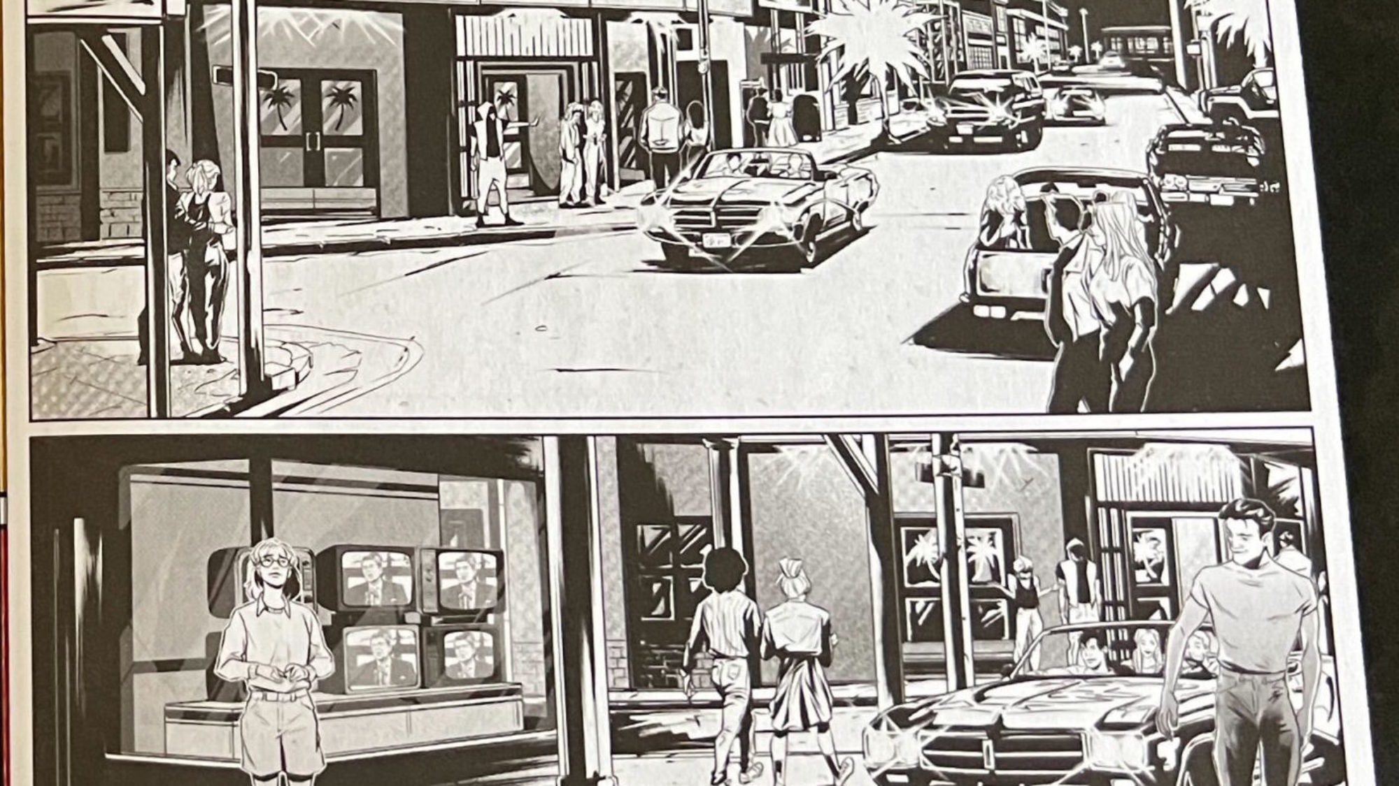 TwistedNeil's tweet card. Tomorrow sees the release of the first official Black Mirror comic book... for free, for Free Comic Book Day