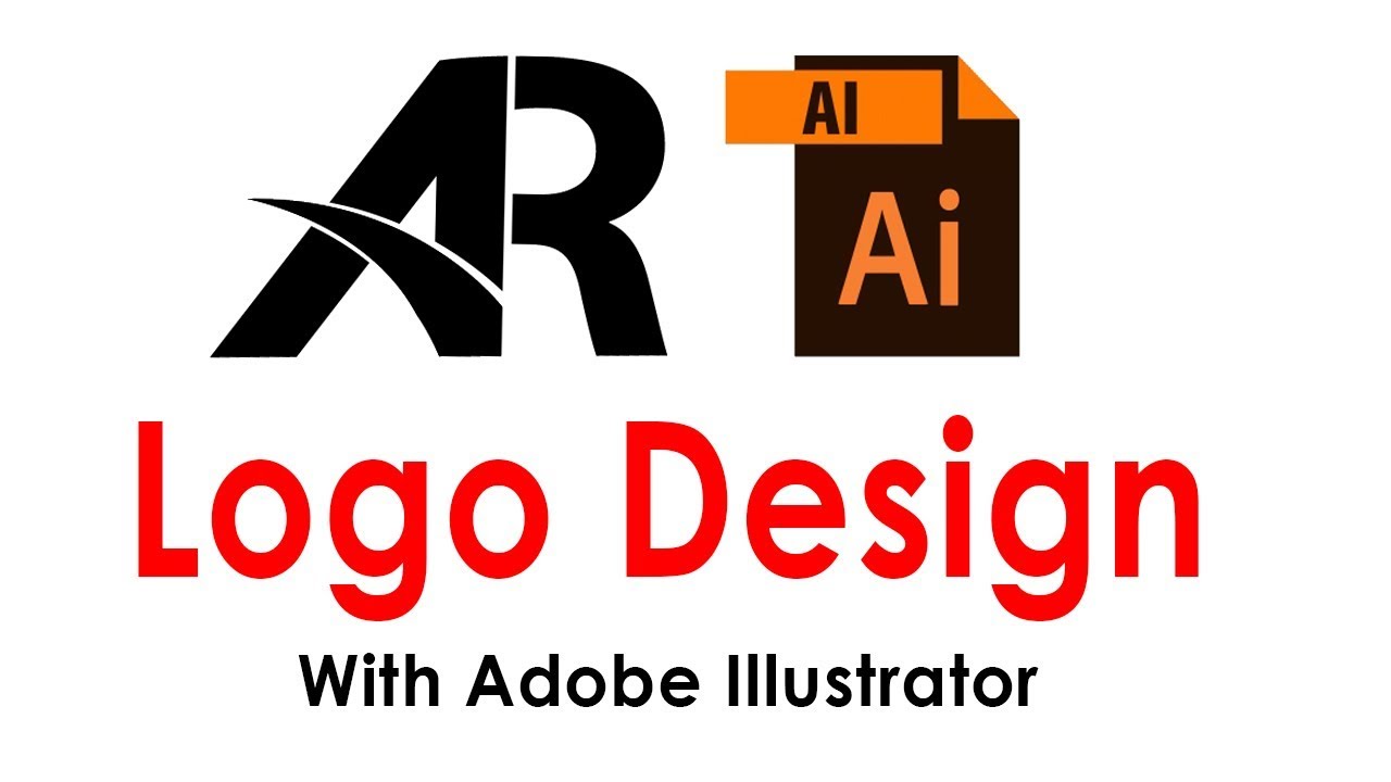 HkTutorial's tweet card. The logo Design Process From Start To Finish Adobe Illustrator CC 2020