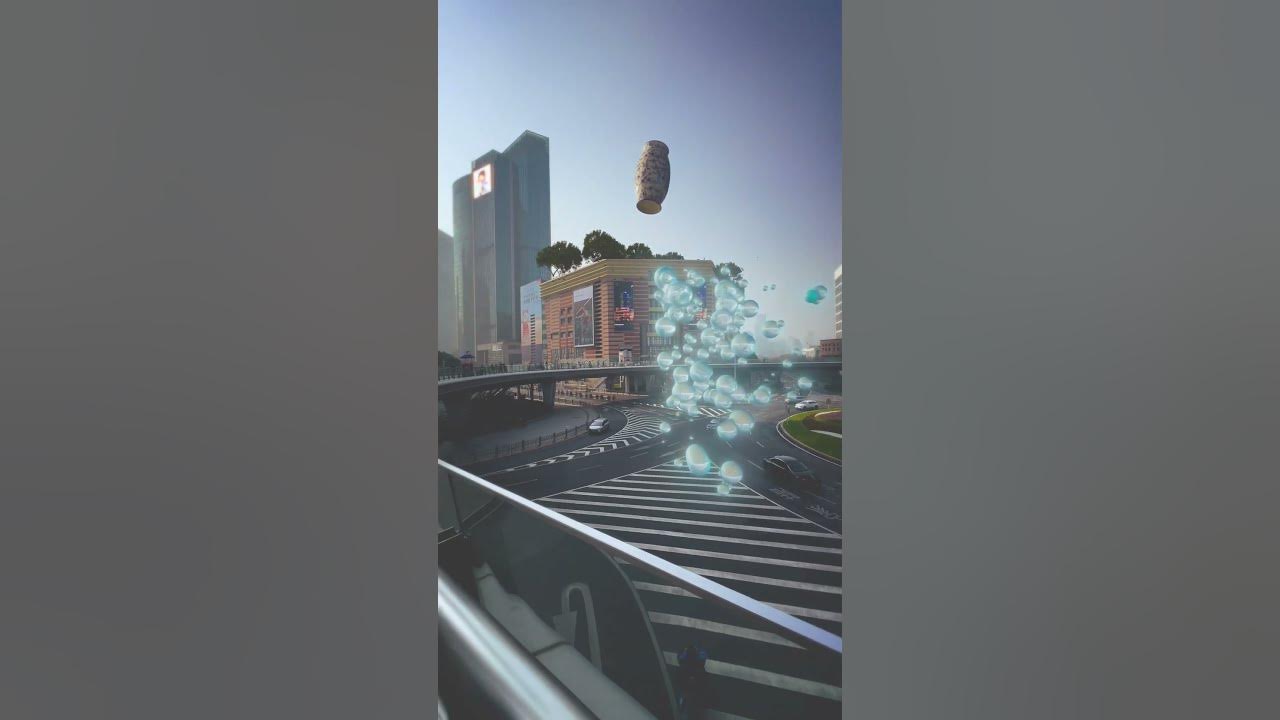 jo_liu_preibi's tweet card. Shanghai's Skywalks with AR #uidesign #augmentedreality #mixedreality