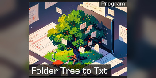 ReactorcoreDev's tweet card. Easily get a txt file of a folder with all of its subfolders and files listed! Available for Windows