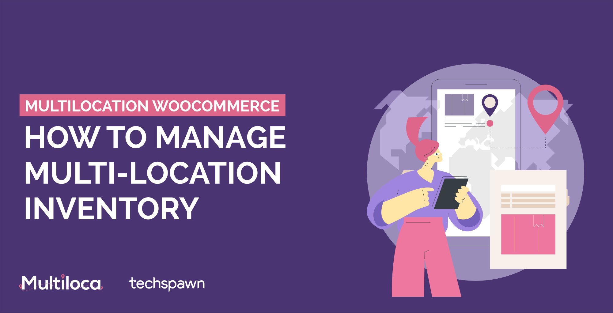 Techspawn's tweet card. Learn how to manage multi-location inventory in WooCommerce using Multiloca. A complete guide with features, setup steps, and plugin links
