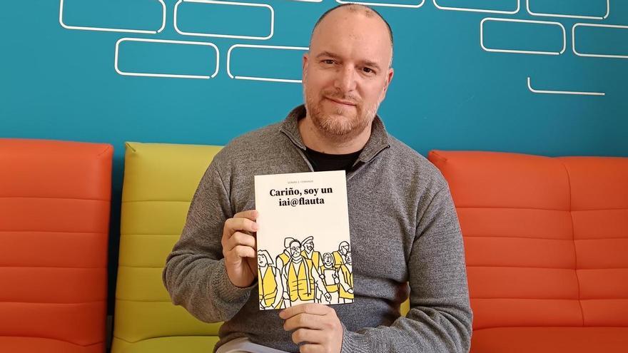 Gesafar's tweet card. El periodista Gerard S. Ferrando publica su primera novela, «Cariño, soy un ‘iai@flauta», una reflexión sobre temas como el amor con dosis de actualidad