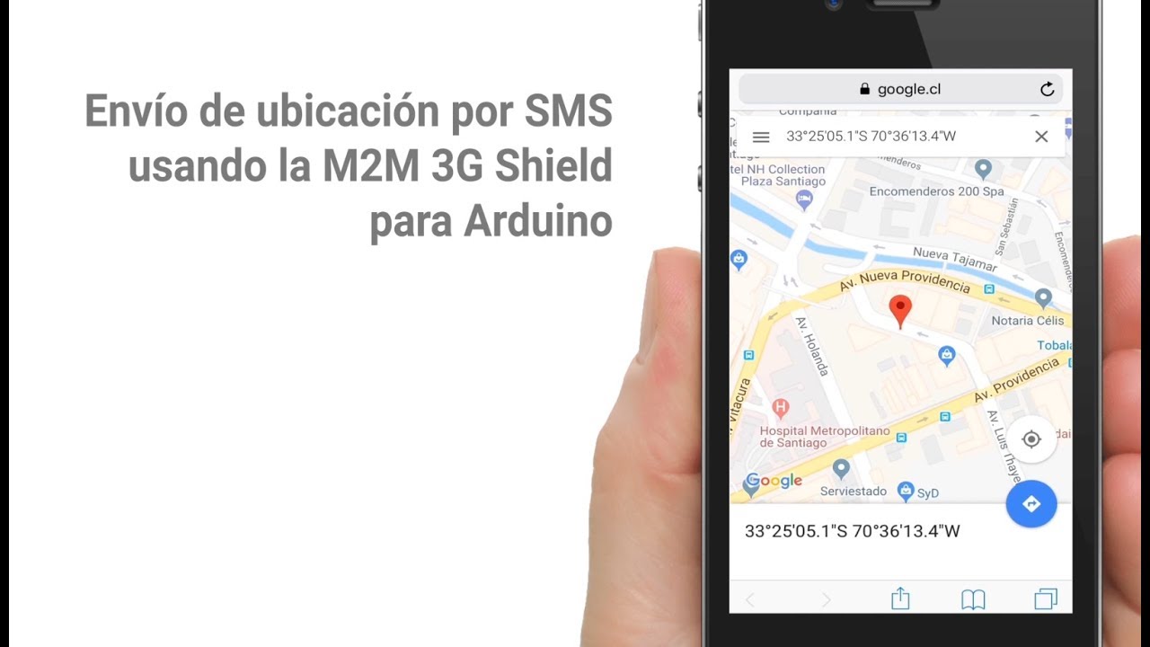mcielectronics's tweet card. Envío de ubicación por SMS usando la M2M 3G Shield para Arduino