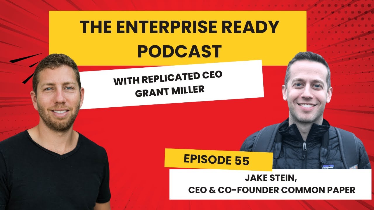 replicatedhq's tweet card. The Enterprise Ready Podcast - Episode 55 - Jake Stein, CEO and...