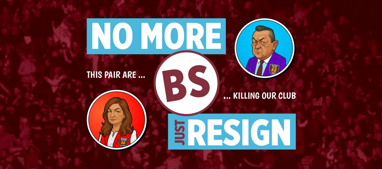 HammersUnited2's tweet card. It’s time to write a new chapter in the history of West Ham United, and there’ll be no room for BS within these pages.