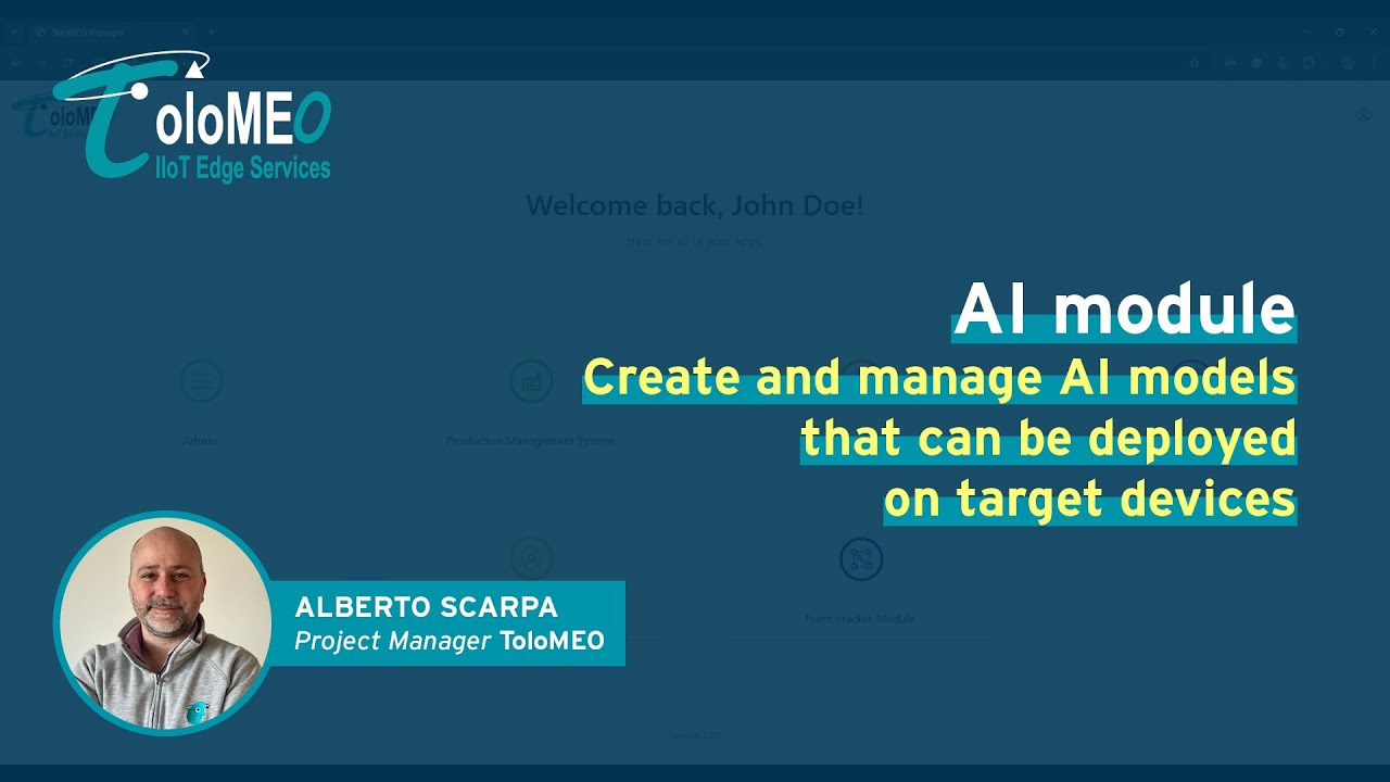 DAVE_Embedded's tweet card. DAVE Embedded Systems - Inside ToloMEO - Artificial Intelligence (ITA...