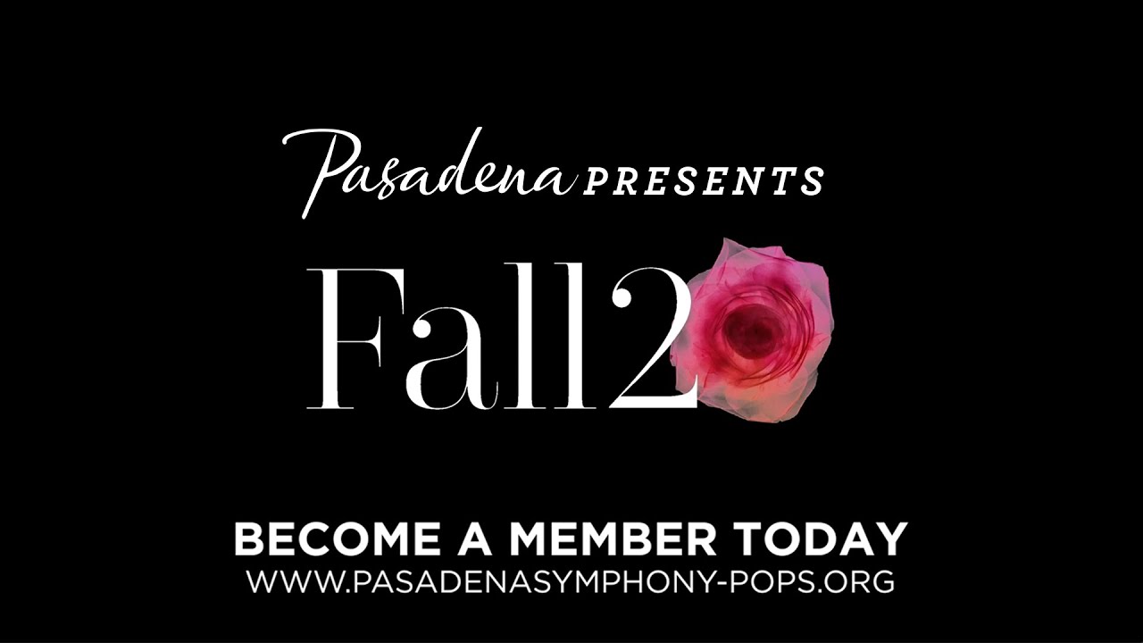 passymphpops's tweet card. Pasadena Presents Fall 2020