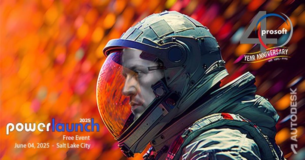 ProSoft_AEC's tweet card. ProSoft PowerLaunch 2025 ProSoft, your premier solution provider for Autodesk products and services, is excited to announce our upcoming PowerLaunch event! Join us live in Salt Lake City on June 4th,...