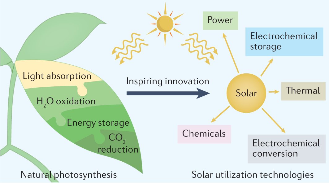 Res_and_science's tweet card. Nature Reviews Chemistry - Solar energy can supply the global energy demand. This Review describes how photoelectrochemistry principles in natural photosynthesis can be exploited in advanced solar...