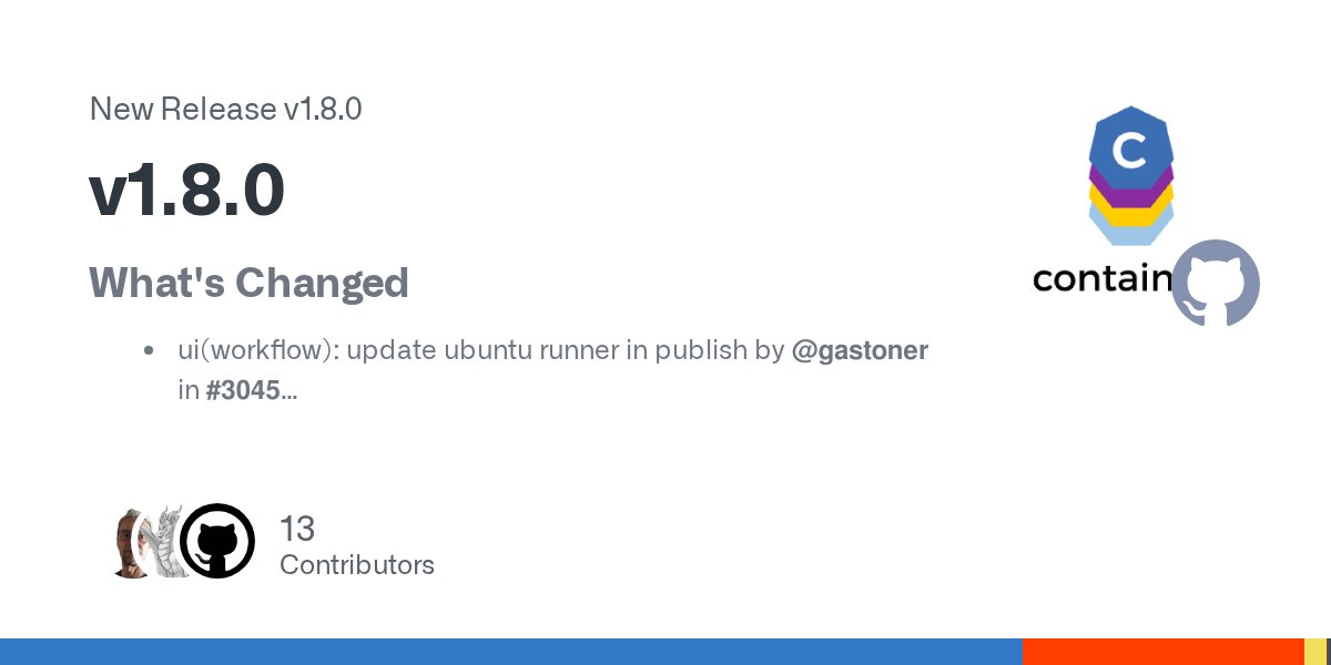 jeffmaury's tweet card. What's Changed ui(workflow): update ubuntu runner in publish by @gastoner in #3045 chore: 📢 Bump version to 1.8.0 by @github-actions[bot] in #3044 chore: switch to pnpm 10 by @jeffmaury in #30...