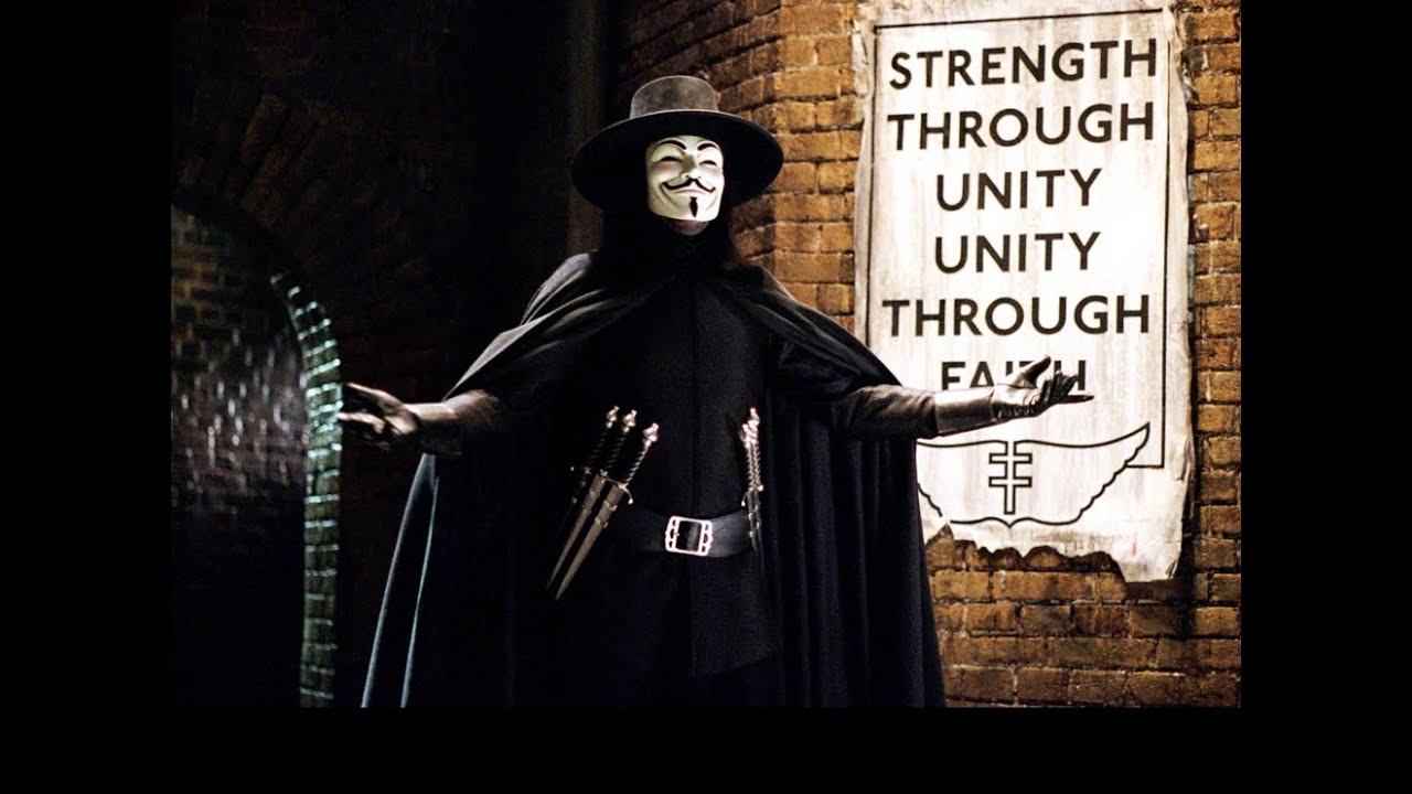 Humanfactor7's tweet card. V for Vendetta - How America fell for Trump!