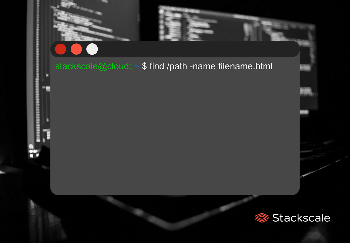 StackScale's tweet card. Searching files in Linux from the command line is easy using the find command. In this guide we show you how to use it to locate files.