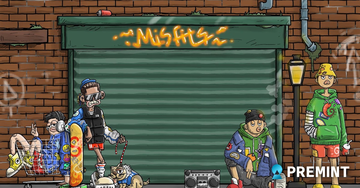 CallUsMisfits's tweet card. FINAL RAFFLE FOR MISFITS FREE MINT WL SPOTS!! WL = 1 guaranteed free mint picking winners soon....! …