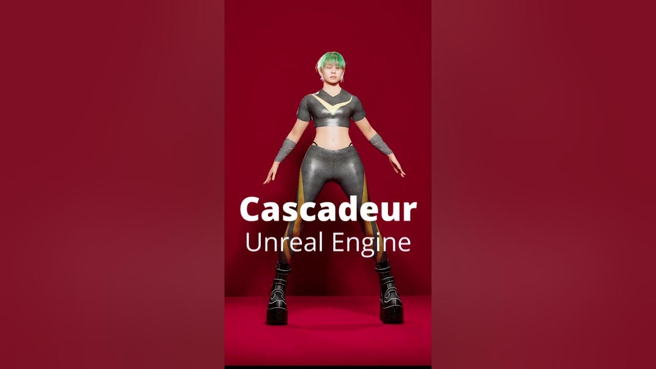 PdaU3yaeE56Xce3's tweet card. Cascadeur to Ue5.6 Metahuman Control Rig Dance Animated