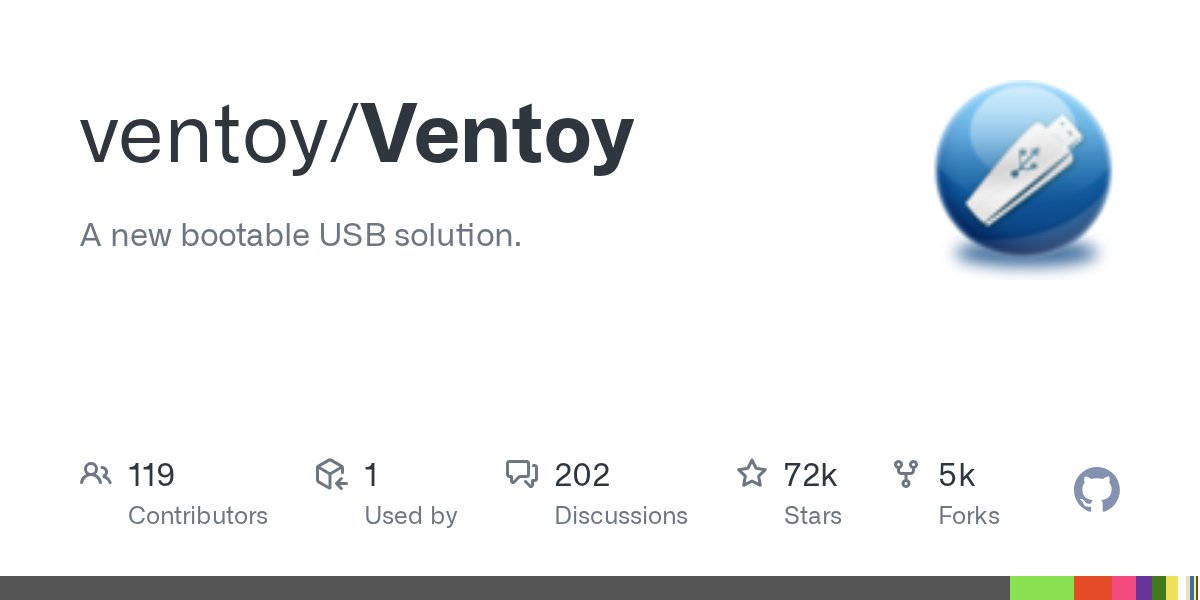 lxneng's tweet card. A new bootable USB solution. Contribute to ventoy/Ventoy development by creating an account on GitHub.