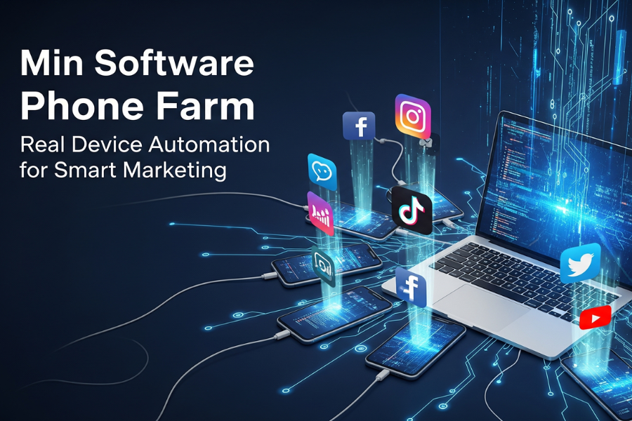 softwaremin's tweet card. Discover how min software phone farm automates multi-device marketing using real smartphones. That’s the revolutionary promise of ...