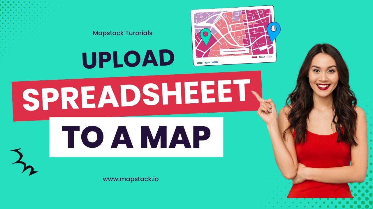 mapstack_io's tweet card. How to Upload a Spreadsheet and Instantly Create a Map (No Coding...