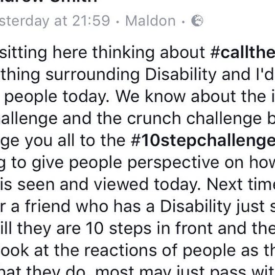 10stepchallenge's tweet card. Andrew Smith (@10stepchallenge) • Instagram photo