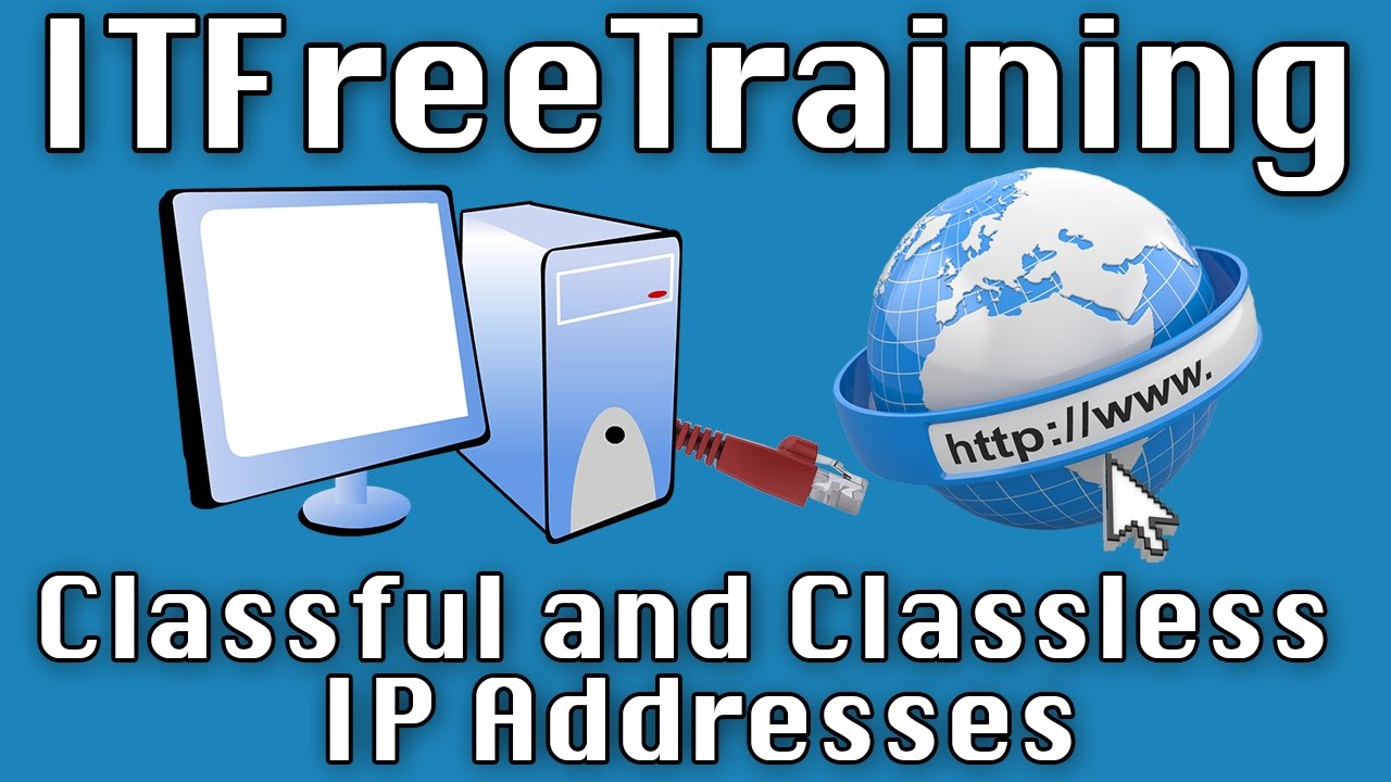 itfreetraining's tweet card. Classful and Classless IP Addresses