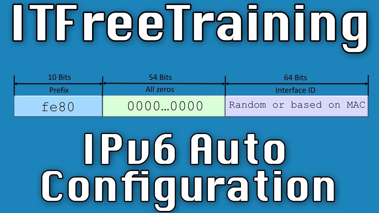 itfreetraining's tweet card. Assigning IPv6 Addresses