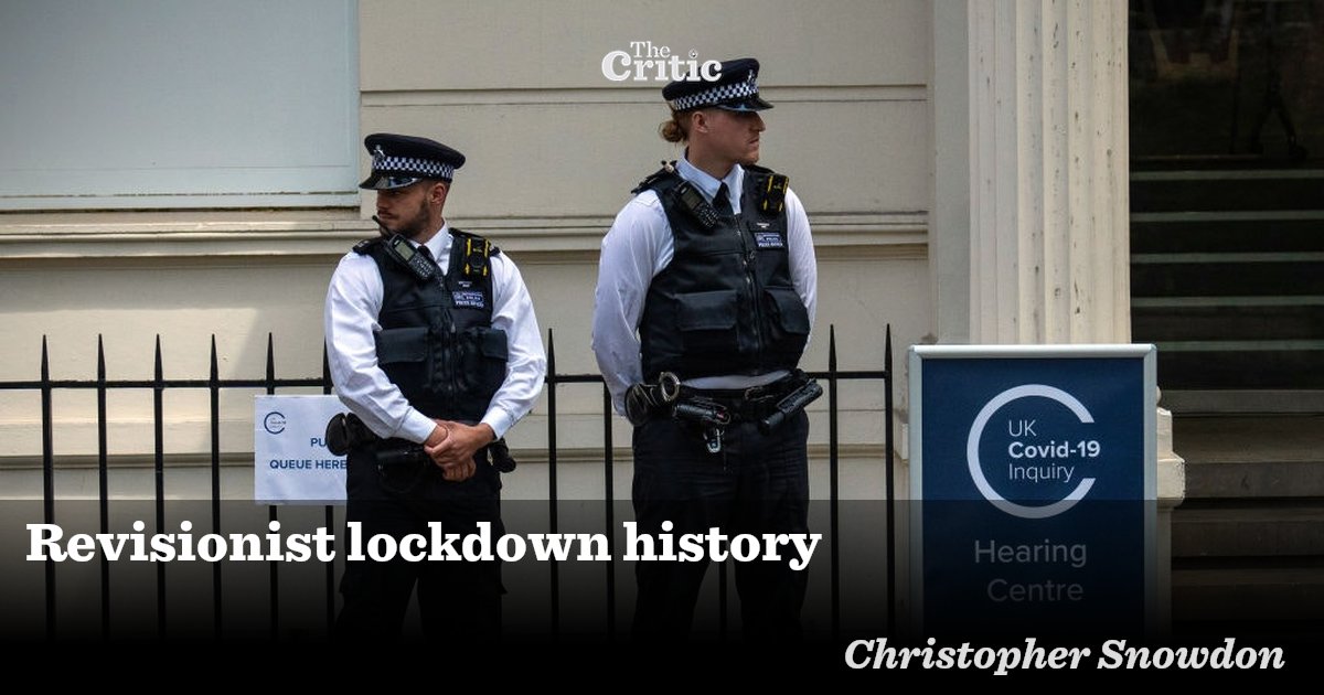 cjsnowdon's tweet card. The COVID-19 inquiry is a colossal waste of money. Not only will it never establish the truth about what happened in 2020-21, it is going out of its way to falsify the historical record to cover the…