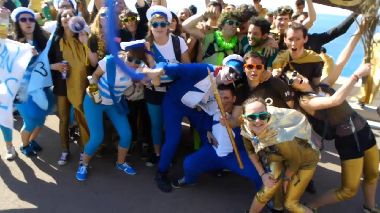 polytechnicebde's tweet card. Défilé de 700 étudiants à Nice pour le Tournoi Inter Polytech 2014 -...