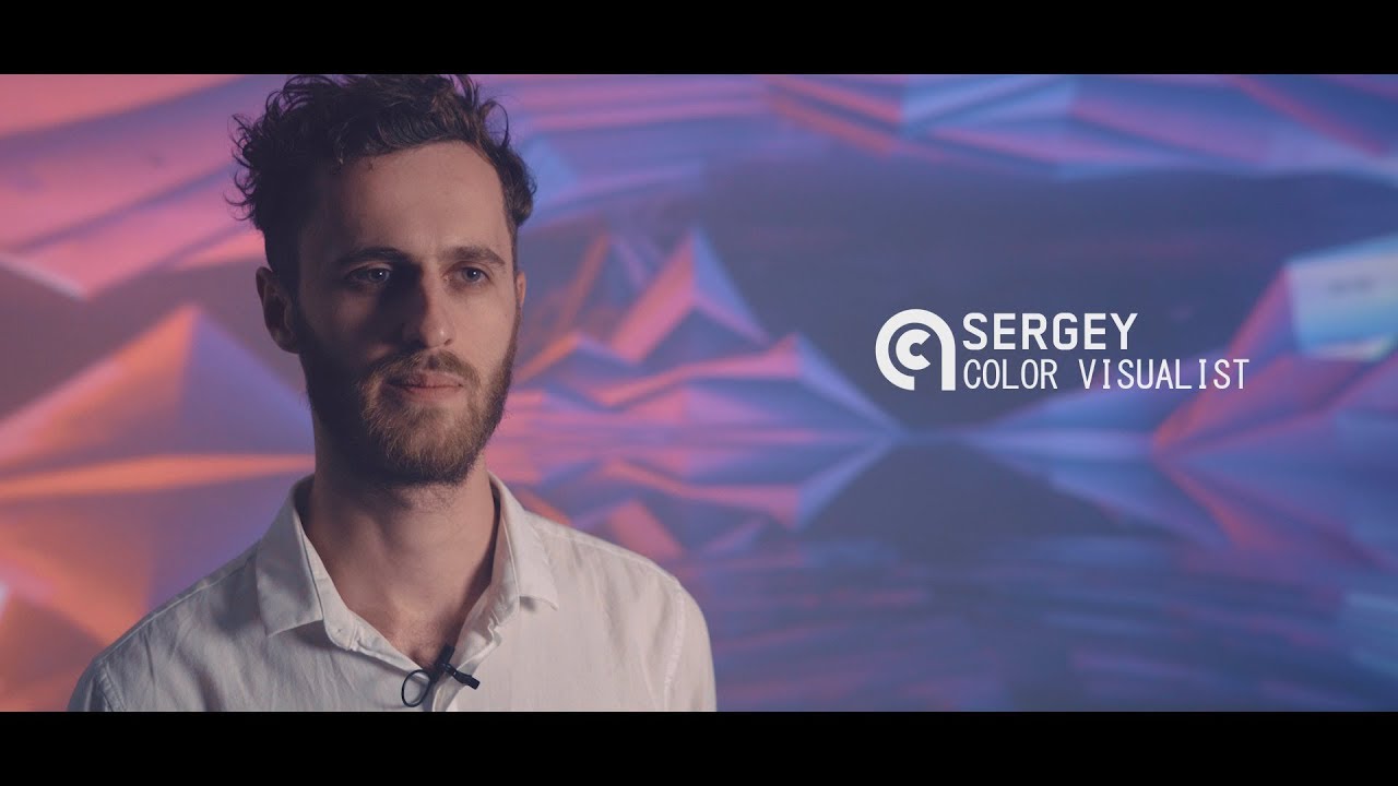 ArtificialCore's tweet card. Our Team - Sergey. Color Visualist