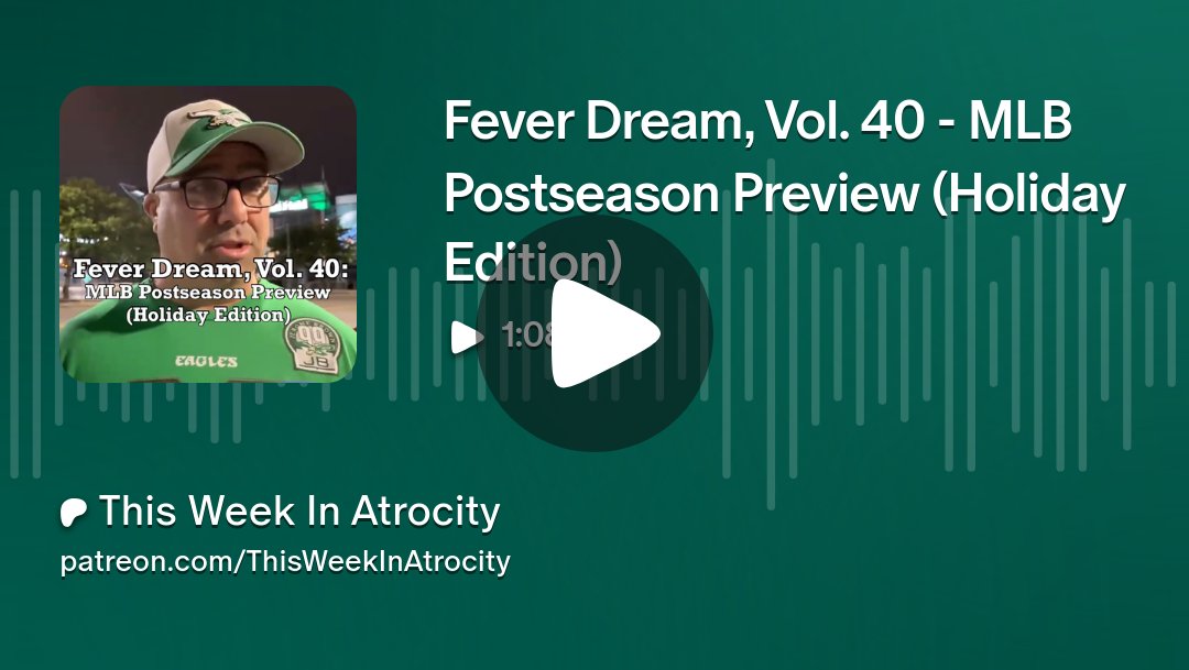 WeekInAtrocity's tweet card. Get more from This Week In Atrocity on Patreon